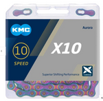 Cadena KMC 12v X12 Aurora Blue 126E