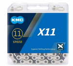 Cadena KMC X11 Velocidades Plata/Negro
