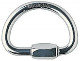 PETZL- DEMI ROND maillon semicircular de aluminio, 10mm